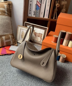 에르메스 린디백26 에토프 금장 끌레망스 가죽